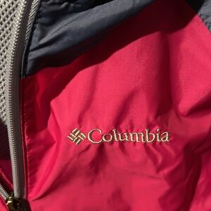Girls Columbia windbreaker large LG